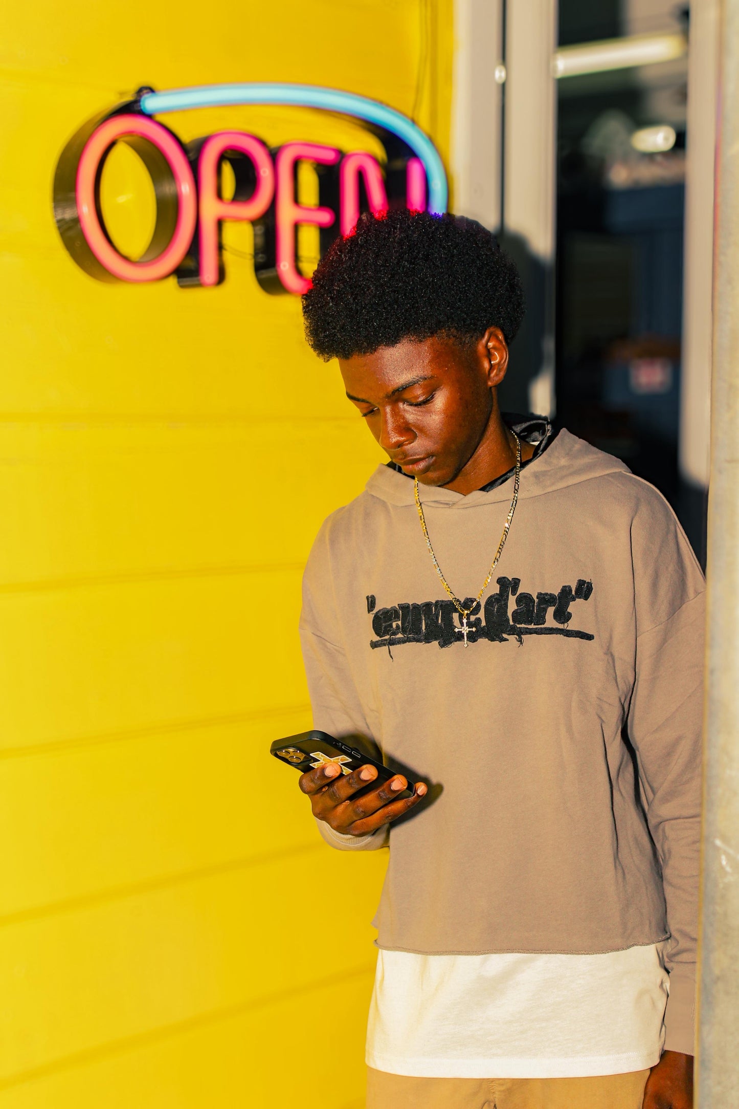 “Ephesians 2:10 Cropped Hoodie”