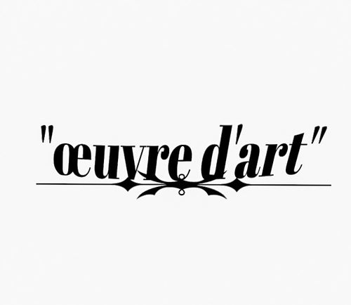  "œuvre d'art"